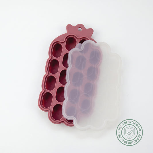 Smart Portions — Molde de Congelación en Silicón de 18 Cavidades para Porciones de Bebé